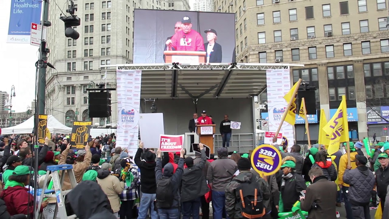 Working People’s Day of Action rally in New York City