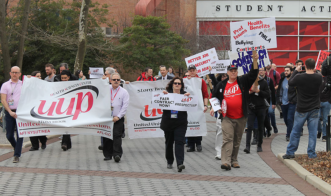 Upp Rally UUP Contract Negotiations Send a Signal Across SUNY | UUP Stony Brook ...
